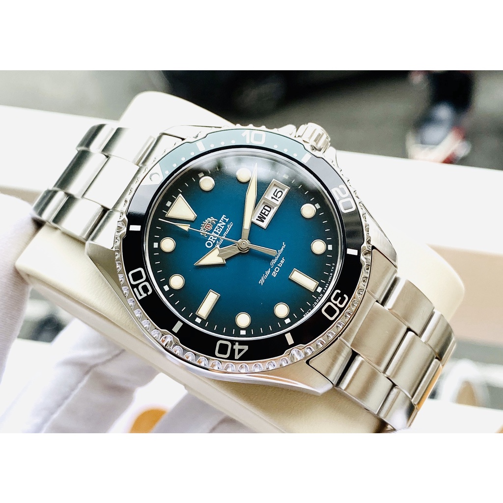 ĐỒNG HỒ NAM ORIENT NEW MAKO KAMASU RA-AA0811E19B SIZE 42MM ĐỒNG HỒ LẶN CHỐNG THẤM 200M MẶT KÍNH CHỐNG TRẦY DÂY KIM LOẠI