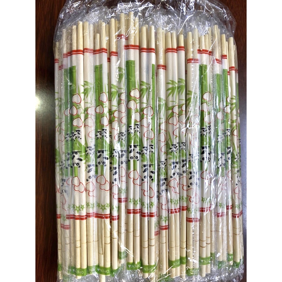 100 bộ đũa tròn có tăm