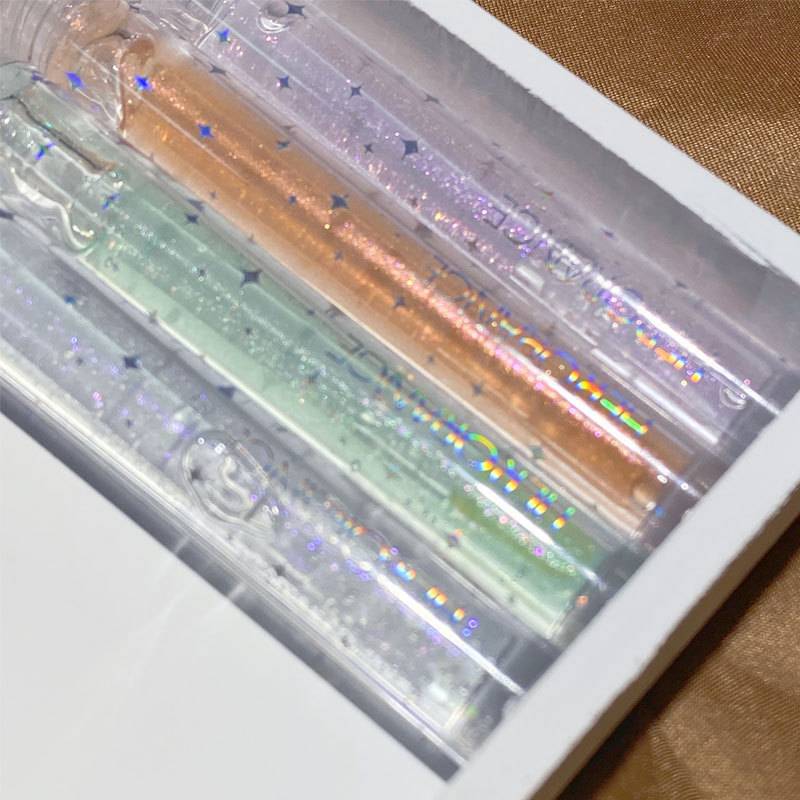 HERORANGE Son bóng dưỡng ẩm bạc hà có nhũ siêu xinh, son bón trong suốt