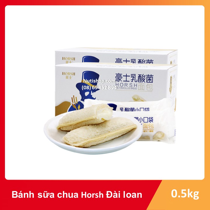 0,5kg Bánh sữa chua Horsh Đài Loan Khoảng 20 cái lẻ