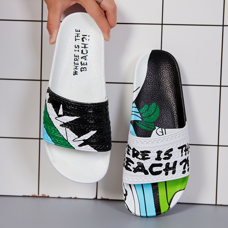 Xăng đan Nhiều Màu Thời Trang Cho Cặp Đôi | Dép Màu Đen/Vàng Hợp Thời Trang Cho Nam Và Nữ | Kasut Lelaki