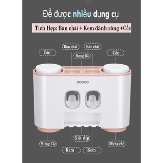 BỘ NHẢ KEM ĐÁNH RĂNG CAO CẤP ECOCO