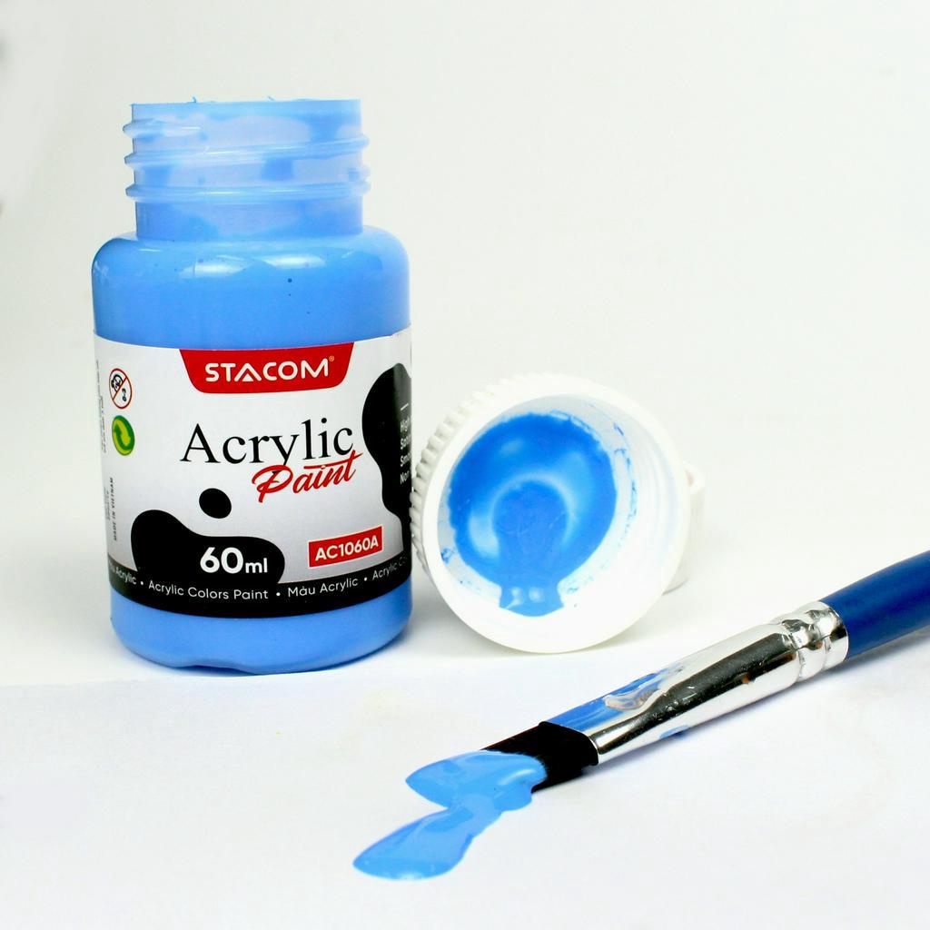 Màu Acrylic Stacom 60ml AC1060A (Bán lẻ theo màu)