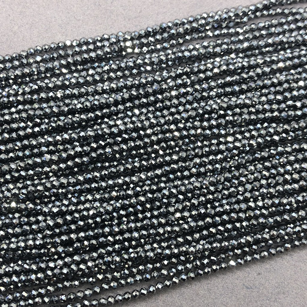 Chuỗi Hạt Đá Tự Nhiên 2 / 3 / 4mm Dùng Làm Đồ Trang Sức Thủ Công