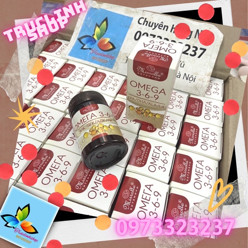 Omega 369 mirrolla 100 viên Nga