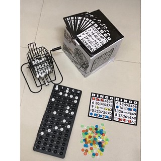 Đồ chơi lô tô bingo lồng sắt