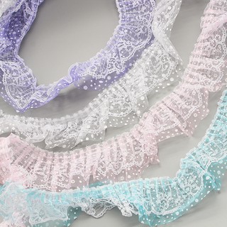 Cuộn vải ren thêu rộng 6cm dùng trang trí đám cưới Diy