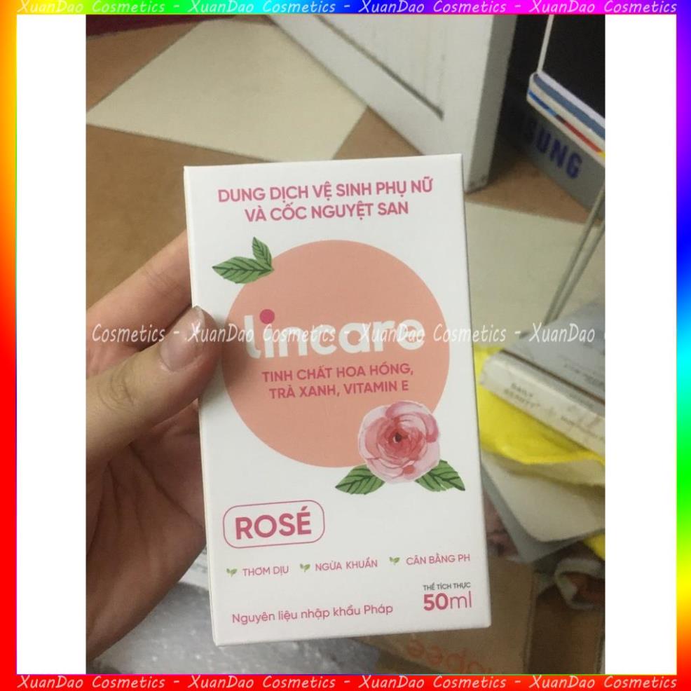 [Deal Sốc] Dung dịch vệ sinh phụ nữ vệ sinh cốc nguyệt san Lincare Rose 50ml