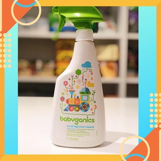 Xịt Diệt Khuẩn Babyganics Đồ Chơi và Ghế Ăn Cho Bé