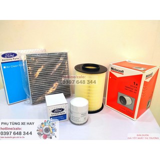 Combo lọc gió, lọc điều hòa máy lạnh và  lọc nhớt (lọc dầu) -Ford Focus 2011 tới nay