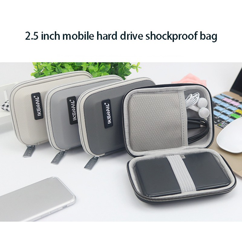 Túi Đựng Ổ Cứng Di Động Iks 2.5 Inch Chống Sốc Cho Toshiba Wd Đen | BigBuy360 - bigbuy360.vn