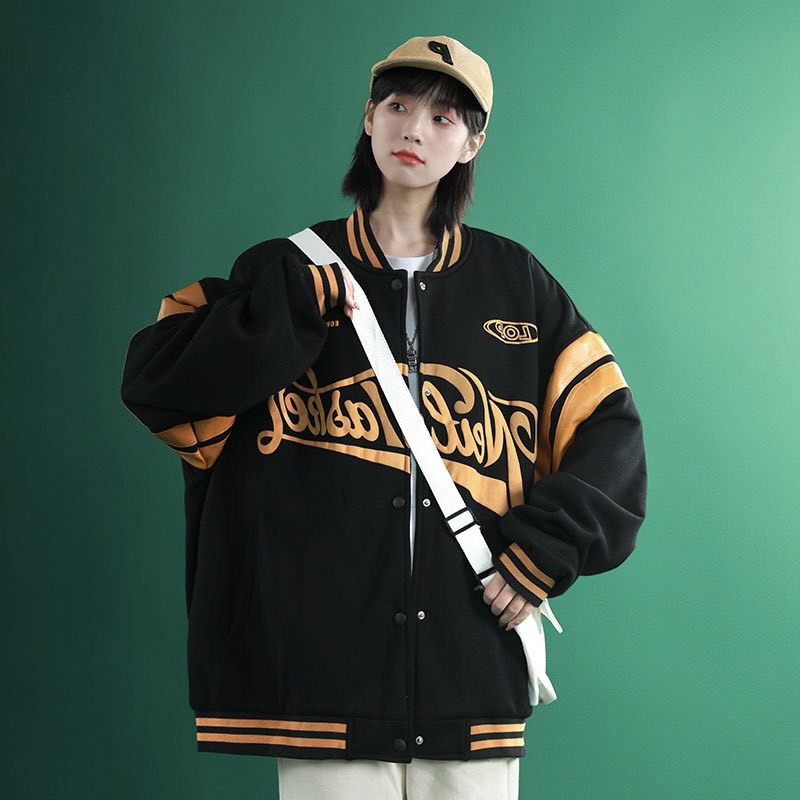 Áo Khoác Bomber Nam Nữ Ulzzang Form Rộng, Áo Khoác Nỉ Đôi Unisex Mùa Đông 2 Lớp Đẹp Giá Rẻ