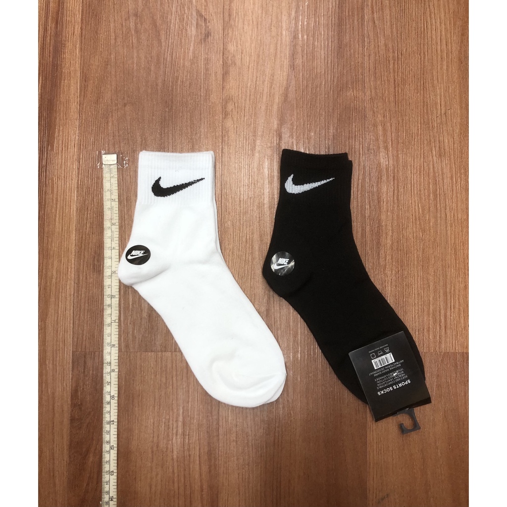 Tất Vớ Cổ Trung Cổ Thấp Nam Nữ, Tất Vớ Trắng Đen Cotton Kháng Khuẩn Chống Mùi Hôi Thoáng Mát, T1 - location.menstore