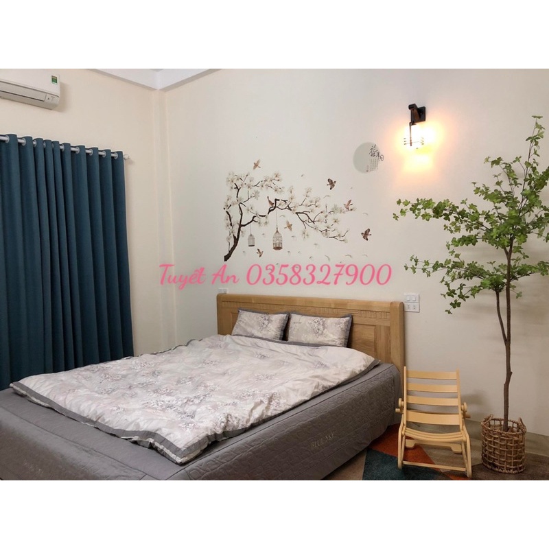 Decal  Dán Tường Phòng Khách SiZe TO kèm kích thước