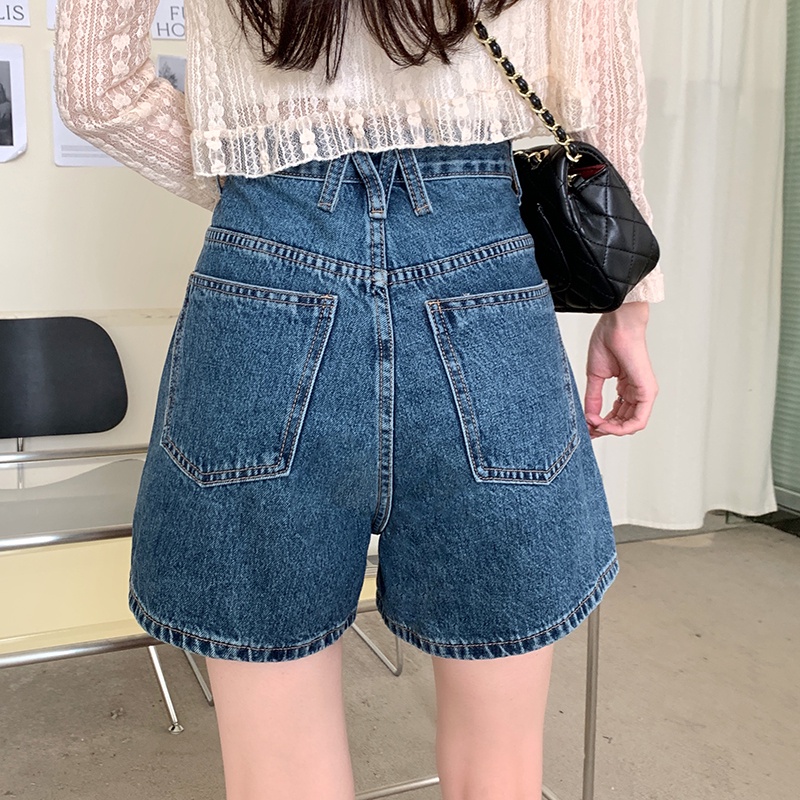 Quần Short Denim Lưng Cao Phong Cách Mới Mùa Hè 52950