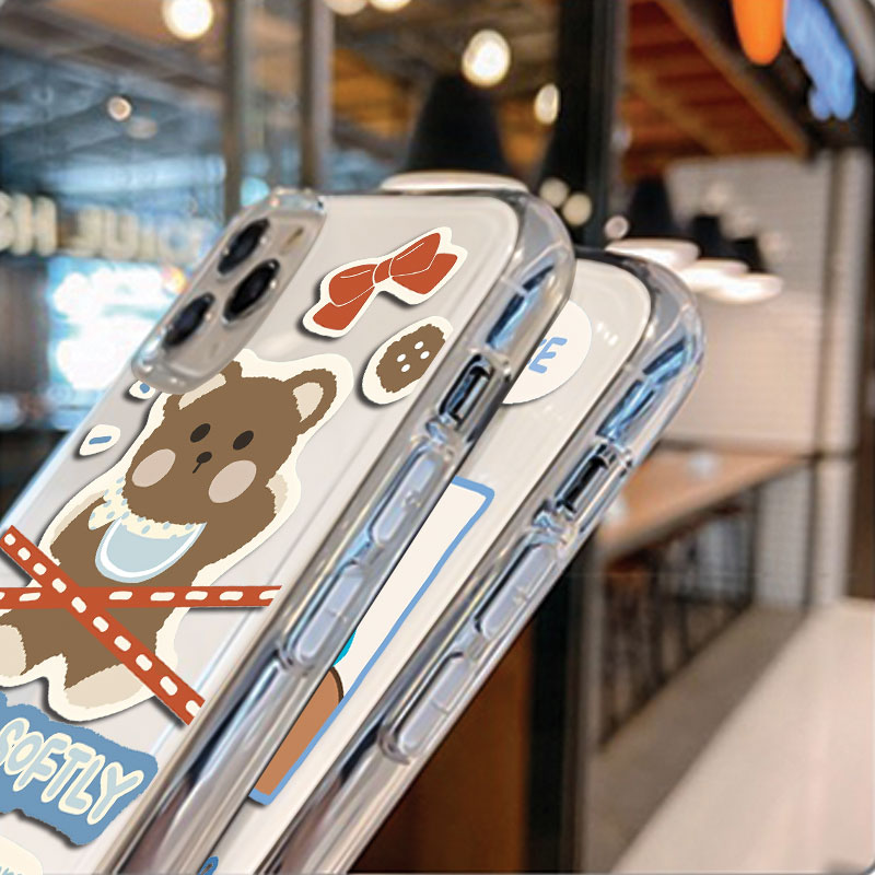 Ốp Lưng Samsung A3 A5 A7 J1 J2 J3 J5 J7 Prime Pro 2015 2016 2017 Vỏ Bảo Vệ Vỏ Điện Thoại Mềm Gấu Bánh Quy-4 | BigBuy360 - bigbuy360.vn