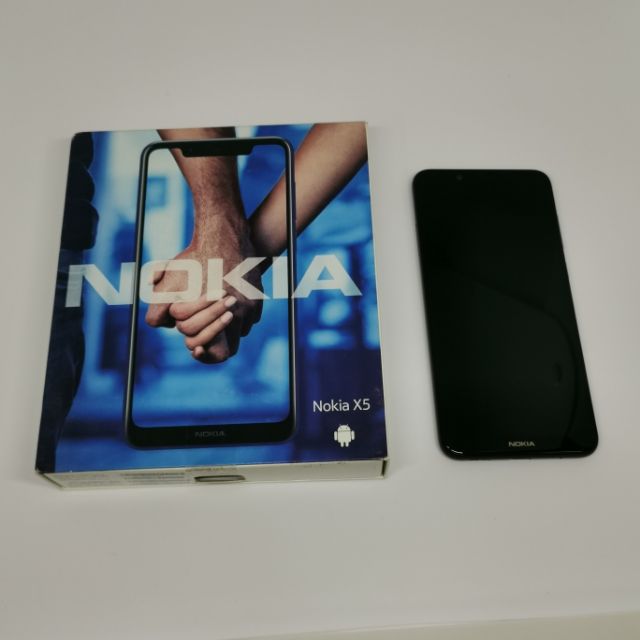 Điện thoại thông minh Nokia 5.1 plus（x5）3G+32G 99%Mới full box Đen xanh