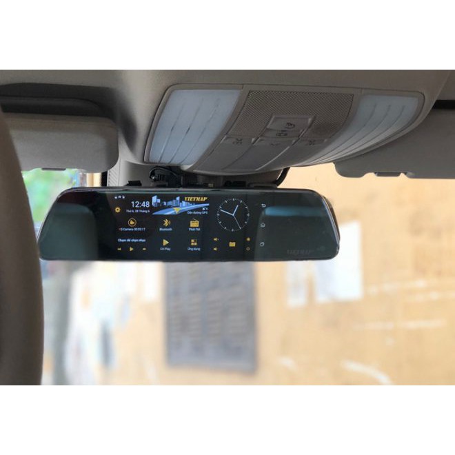 [Hàng mới về] Camera hành trình Vietmap iDVR P2 – Thiết kế gương tràn viền, định vị xe trực tuyến