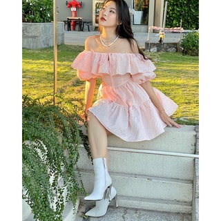đầm hồng anh đào