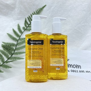 SỮA RỬA MẶT TINH CHẤT NGHỆ TƯƠI DẠNG GEL VÒI NEUTROGENA CURCUMA DÀNH CHO DA BỊ MỤN VÀ DA BỊ THÂM