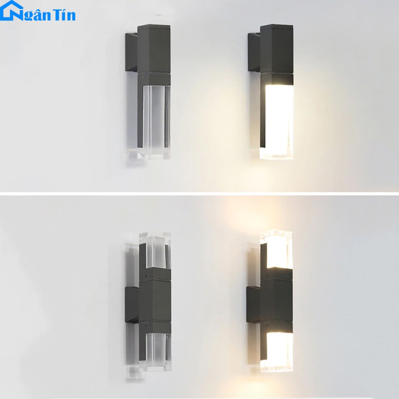 Đèn Led treo tường gắn tường ngoài trời trong nhà Led 10W 220V VNT666 Ngân Tin