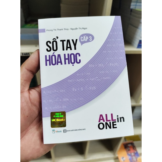 Sách - Sổ tay hóa học cấp 3 - All in one Tặng Kèm Bookmark