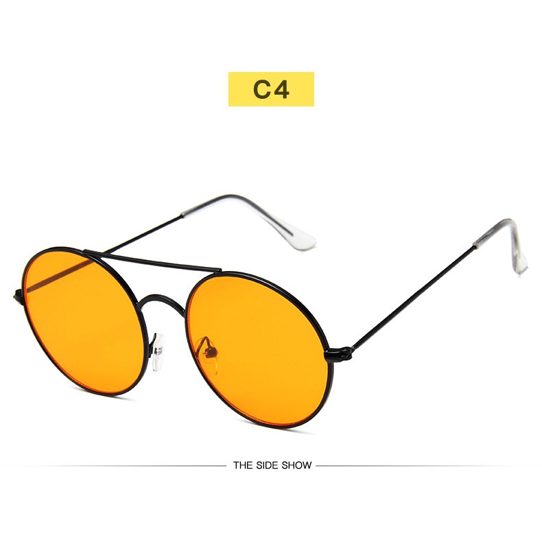 ▲Thanh toán tại chỗ▼READY STOCK INS New Round Pilot Metal Frame Sunglasses Women
