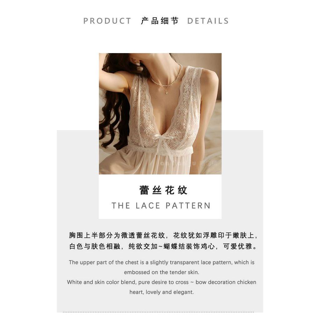 Set Đồ ngủ Lưới + Quần Dài Thiết Kế Quyến Rũ Cho Nữ