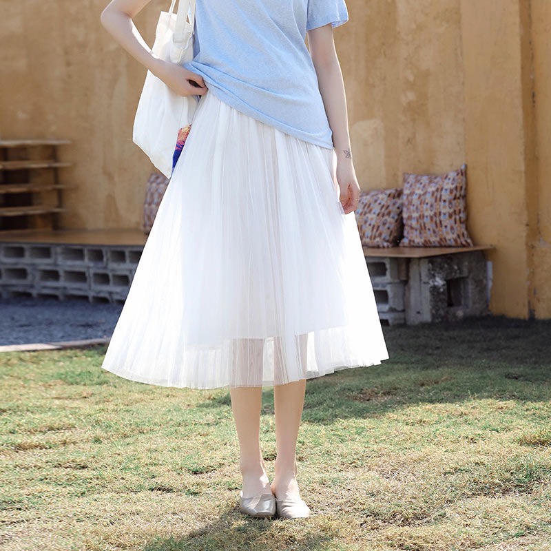 Chân váy ren xếp ly 3 lớp | BigBuy360 - bigbuy360.vn