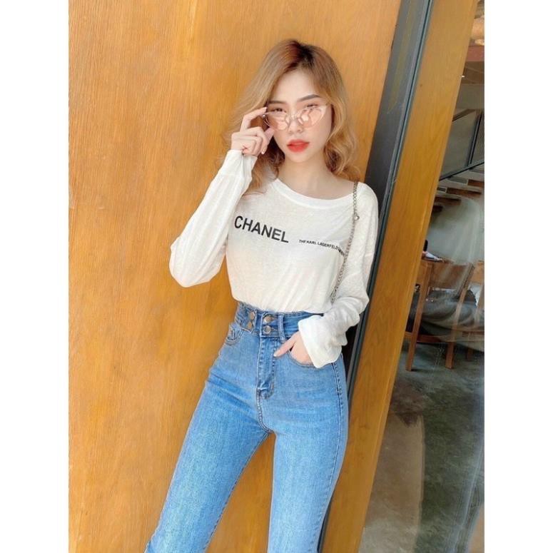 Quần jean 4 khuy ⚡️TÔN DÁNG ⚡️ Quần jean bó hàng cao cấp, chất vải dày dặn, siêu tôn dáng không lo lỗi mode