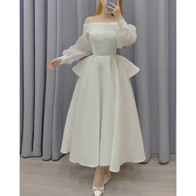 ĐẦM BẸT VAI TAY PHỒNG XINH XẮN full S/M/L/XL