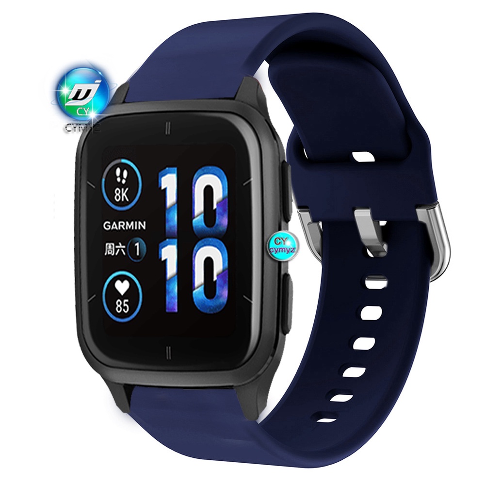 Ốp Silicon Bảo Vệ Toàn Màn Hình Có Dây Đeo Cho Garmin venu sq 2 SQ2 Garmin venu sq 2