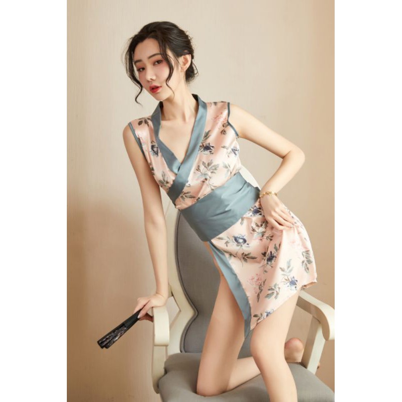26 mẫu áo choàng ngủ kimono hoạt tiết thỏ hoa anh đào Sakura - cosplay hóa trang geisha Nhật Bản gợi cảm sexy | BigBuy360 - bigbuy360.vn