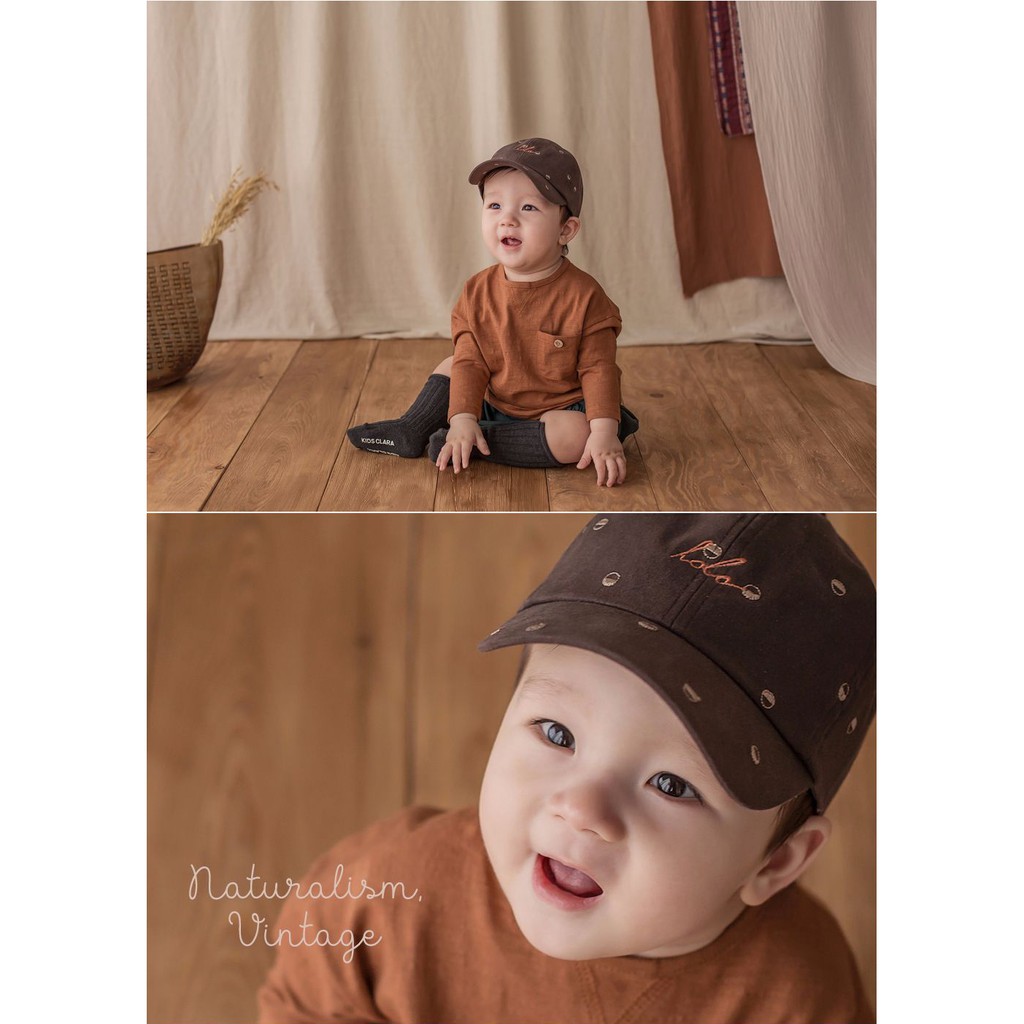 Mũ lưỡi trai cho bé mang ngoài trời xu hướng phong cách thời trang K08597