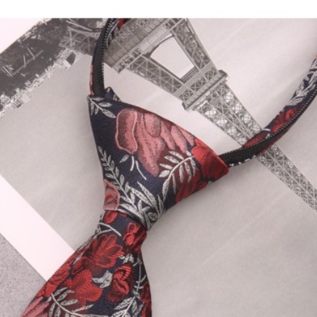 Cà vạt Nam bản to 8cm phong cách lịch sự, chững chạc, Cravat thắt sẵn, Calavat chú rể, Cavat công sở, dự tiệc CV-8201