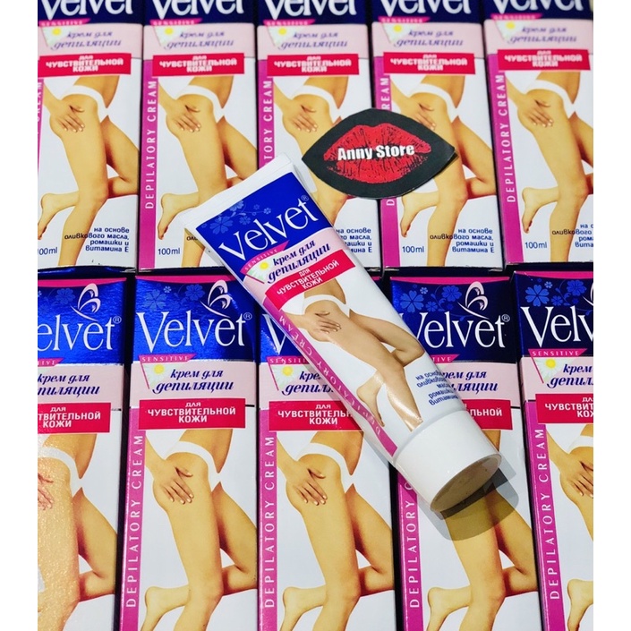 Kem Tẩy Lông Velvet Dầu Oliu Và Hoa Cúc
