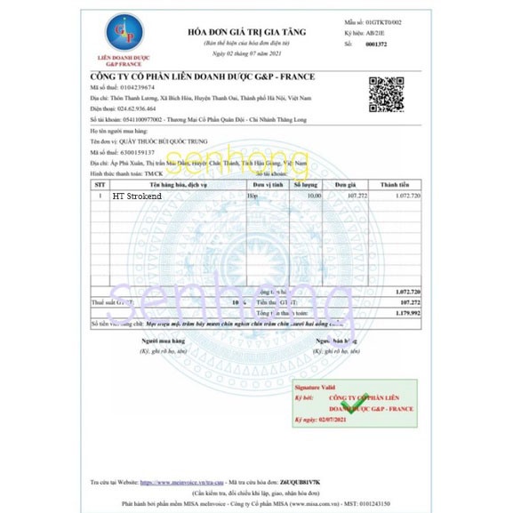 HT STROKEND (HỘP 60 VIÊN) Hỗ trợ làm tan cục máu đông, dành cho người bị đột quỵ, tai biến mạch máu não