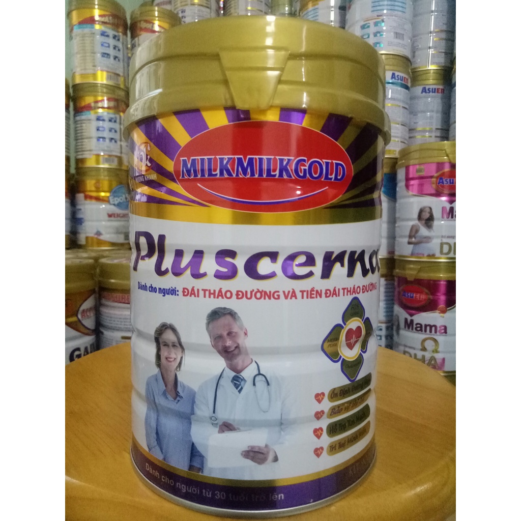 SỮA CHO NGƯỜI TIỂU ĐƯỜNG milkmilkgold pluscerna lon 900g