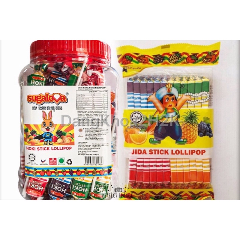 KẸO MÚT HOKI Stick Lollipop Nhập  khẩu Malaysia