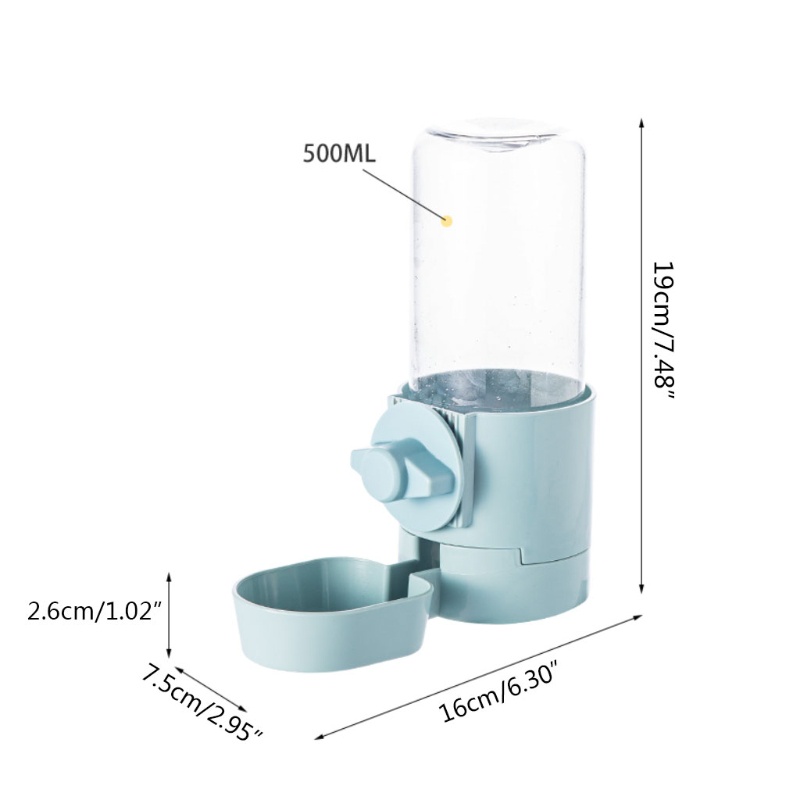 Hộp đựng thức ăn/nước uống tự động chất lượng cao có móc treo tiện dụng cho thú cưng