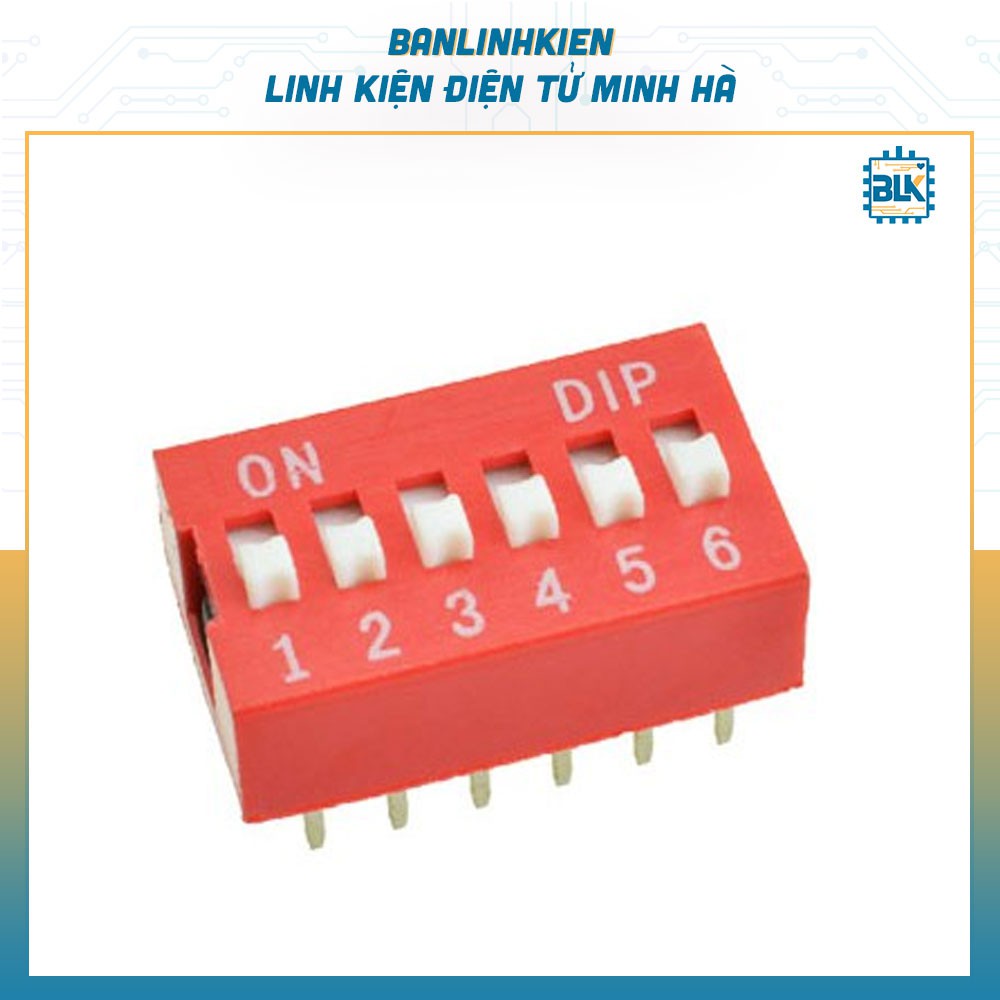Công Tắc Bit CY-2 3P Chân Cong Màu Đỏ