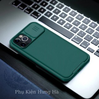 Ốp lưng iPhone 12/ 12 Pro/ 12 Pro Max trượt bảo vệ camera hiệu Nillkin Camshield