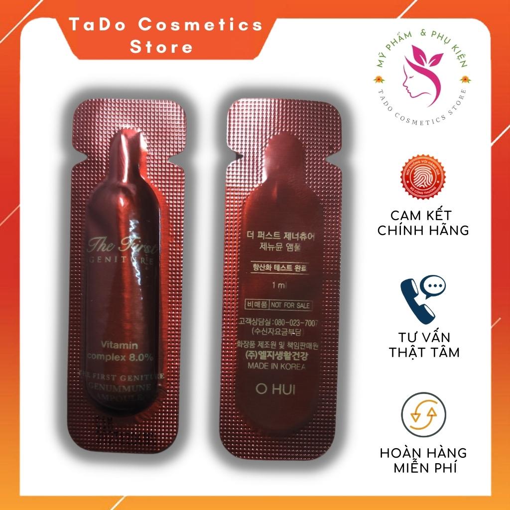 Tinh chất Vitamin C dưỡng trắng da Ohui The First - chống oxy hóa , nâng cơ tăng độ đàn hồi cho da săn chắc sáng mịn .