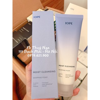 #Có Bill _ Sữa rửa mặt IOPE Moist Cleansing Whipping Foam 180ml