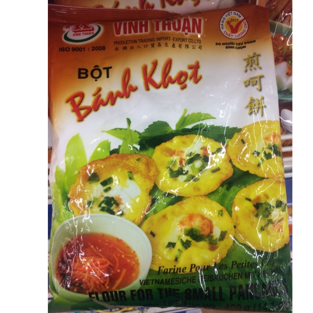 Bột bánh xèo- bánh khọt