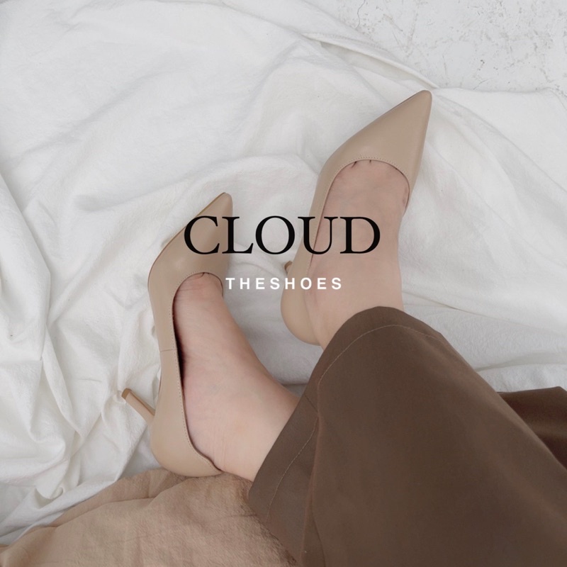 Giày cao gót 6cm bít mũi nhọn da mềm – Cloud The Shoes