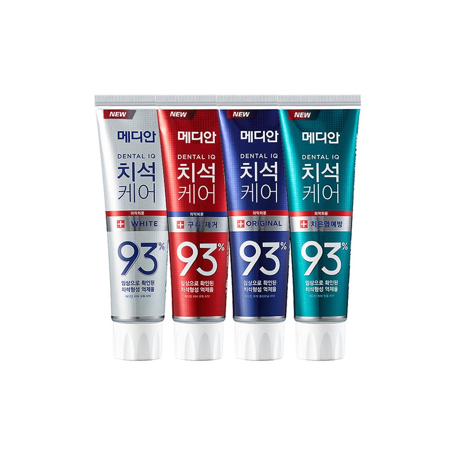 Kem Đánh Trắng Răng Thơm Miệng Median Dental Iq 93% Hàn Quốc (120g)