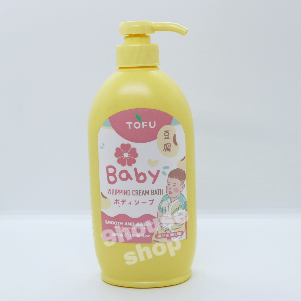 (Sữa Tắm) 01 Chai Sữa Tắm Đậu Hủ TOFU BABY PRECIOUS SKIN Thái Lan 500ml - CHAI MÀU VÀNG