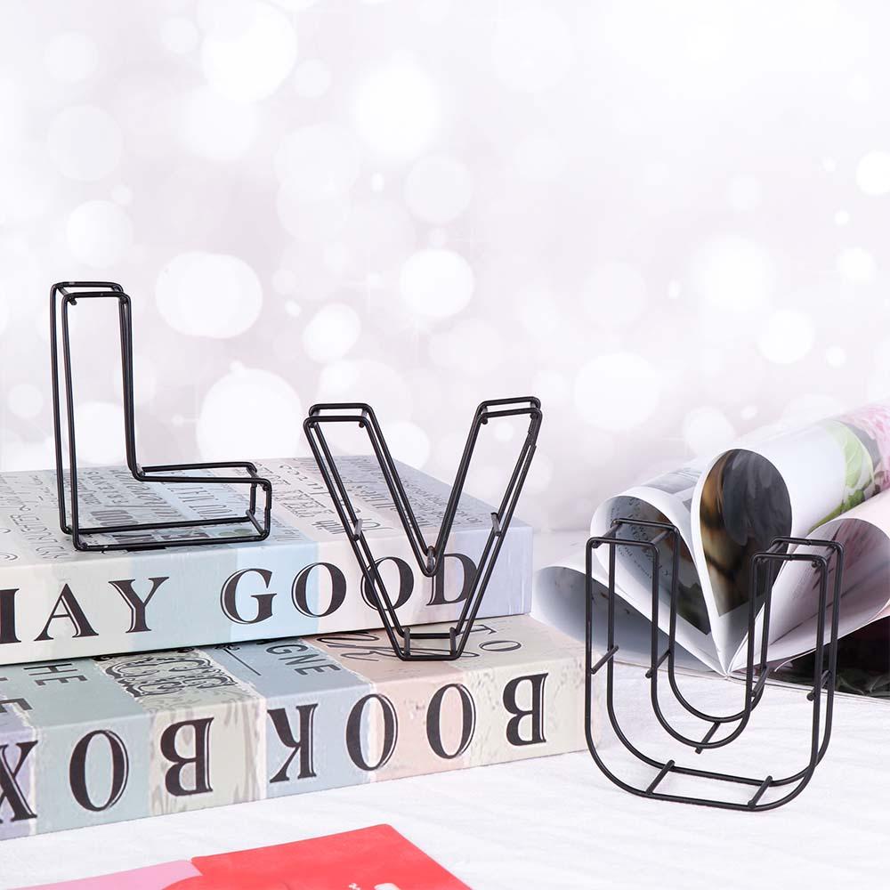 YIYU 1 Chữ Cái Tiếng Anh Bằng Sắt Trang Trí Nhà Cửa