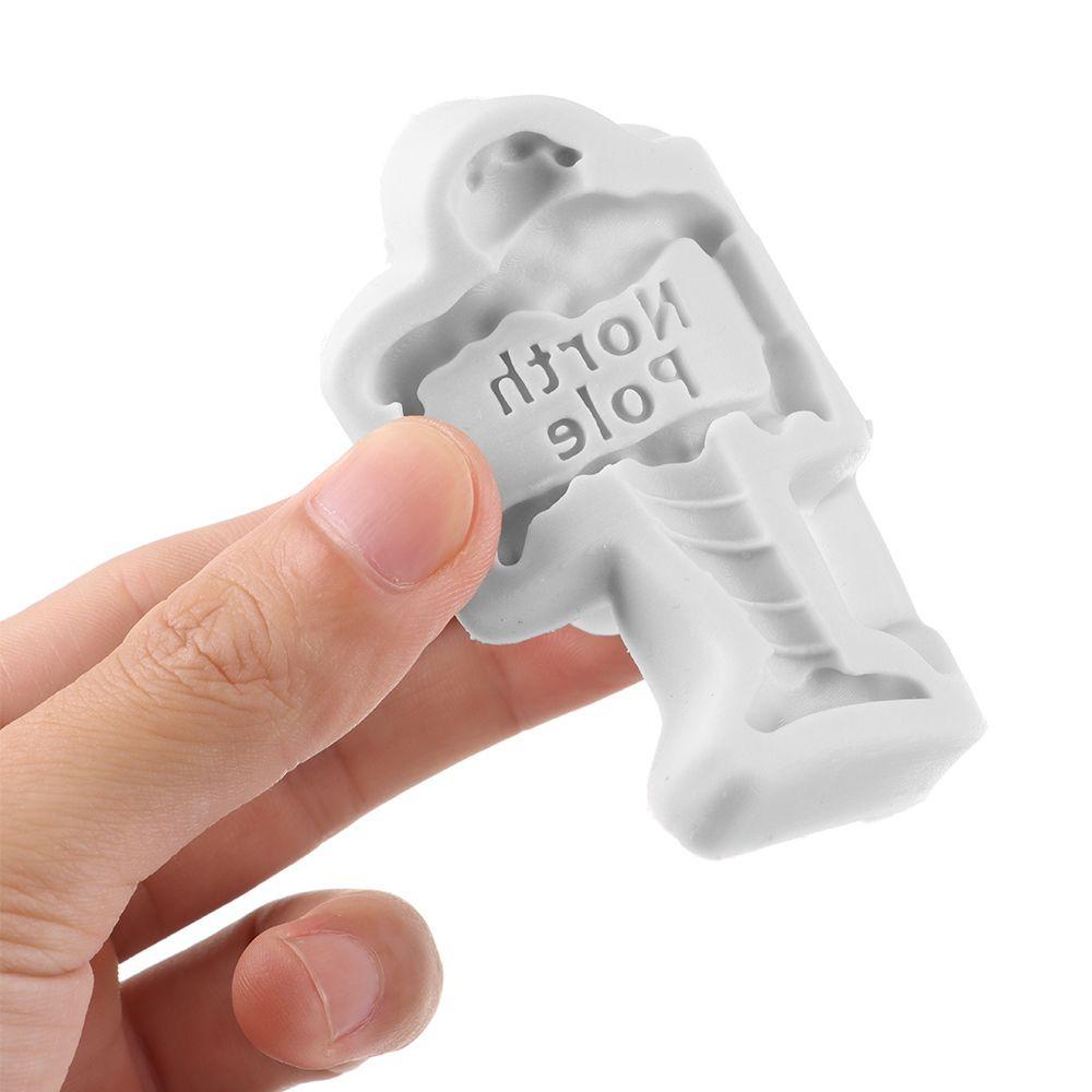 Khuôn Làm Bánh Kẹo Bằng Nhựa Resin Hình Giáng Sinh DIY